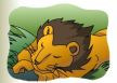 The lion and the fox who were afraid of 